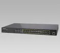 Planet - GS-5220-16S8C - L2+/L4 24-Port 100/1000X SFP with 8 Shared TP Managed Switches, with Hardware Layer3 IPv4/IPv6 Static Routing