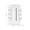 Cyber Power - GT600P - Swivel Wall Tap, Expands two grounded outlets into six grounded, swivel outlets.