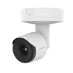 Hanwha - TNO-C3052T - Wisenet T network thermal compact bullet camera, 384 x 288 (uncooled); ＜20mK (NETD), Max 768 x 576 @ 8fps resolution support, 19mm fixed focal lens (HFoV: 19.3o), Triple codec H.265/H.264/MJPEG with WiseStream III (based on AI e