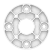 Hanwha - SBP-004PBW - Mounting Converter