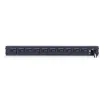 Cyber Power - PDU15M2F10R - 15A (Derated to 12A), 120 V, 50Hz/60Hz, NEMA 5-15P plug, 12 NEMA 5-15R, 1U Rackmount, 15 ft Cord, Limited Lifetime Warranty