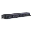 Cyber Power - PDU15M2F10R - 15A (Derated to 12A), 120 V, 50Hz/60Hz, NEMA 5-15P plug, 12 NEMA 5-15R, 1U Rackmount, 15 ft Cord, Limited Lifetime Warranty