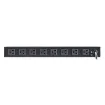 Cyber Power - PDU15M2F8R - 15A (Derated to 12A), 120 V, 50Hz/60Hz, NEMA 5-15P plug, 10 NEMA 5-15R, 1U Rackmount, 15 ft Cord, Limited Lifetime Warranty