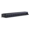 Cyber Power - PDU20M2F10R - 20A (Derated to 16A), 120 V, 50Hz/60Hz, NEMA 5-20P plug, 12 NEMA 5-20R, 1U Rackmount, 15 ft Cord, Limited Lifetime Warranty