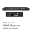 Cyber Power - PDU41001 - Switched PDU 15A 120V NEMA 5-15P input 8 NEMA 5-15R output 12ft cord 1U