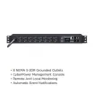 Cyber Power - PDU41002 - Switched PDU 20A 120V NEMA (L)5-20P input 8 NEMA 5-20R output 12ft cord 1U
