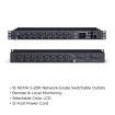 CYBERPOWER - PDU41023 - Switched PDU 30A 120V NEMA L5-30P input 16 NEMA 5-20R output 12ft cord 1U 3 Year Warranty