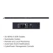 Cyber Power - PDU41102 - Switched PDU, 30A (Derated to 24A), 100-120V, 50/60 HZ, 24 x NEMA 5-20R Outlets, NEMA L5-30P Plug, 10 Ft Cord, 0U Rackmount, SNMP, 3Yr Warranty