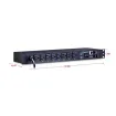 Cyber Power - PDU81001 - SW MBO PDU 15A 120V Metered-by-Outlet Switched PDU NEMA Outlets 12ft cord