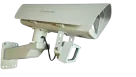 Hanwha - PNB-A9092RLPH - 4K Regular Speed (up to 74MPH) LPR Box Camera Kit with Enclosure and IR, Licensed with Wisenet Road AI. Max. 4K resolution, 12-50 mm lens, H.265/H.264/MJPEG codec, WiseStream III, Includes PoE+ Camera enclosure with Wall moun