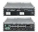 Qumulex - QXE730-12 - QxEnergy 730 - Ruggedized small form factor gateway for harsh environments and mobile applications, 12TB - 16 Ports PoE+. Up to 32 cameras or 64 total resources.