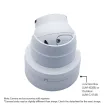 Luminys - N3T-5DA2 - 5MP Network LumiDeterrent Flashing White-light Turret Camera, 2.8mm Lens