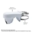 Luminys - N3T-5DA2 - 5MP Network LumiDeterrent Flashing White-light Turret Camera, 2.8mm Lens