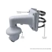 Luminys - N3T-5DA2 - 5MP Network LumiDeterrent Flashing White-light Turret Camera, 2.8mm Lens