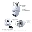 Luminys - N5T-4DA2 - 4MP Network LumiDeterrent Turret Camera with 2.8 mm Lens, IR, White-lights, Dual-mode