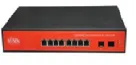 Wi-Tek - WI-PS310GFR - 8GE+2SFP Fiber uplink 24V Reverse PoE Switch