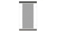 Hikvision - DS-K3B601-BASE900-M - M Turnstile Base 900mm