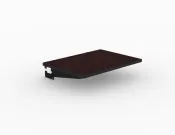 Kendall Howard - 5200-3-424-00 - LAN Station 19” x 14” Shelf - African Mahogany