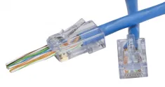 Platinum Tools - 105004 - EZ-RJ45 Cat6 Connector. Pkg 500pc/Bag.