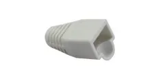 Platinum Tools - 105077 - RJ45 Boot, 6.0mm Max OD, White. Pkg 100pc/Bag.