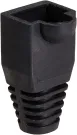 Platinum Tools - 105083 - RJ45 Boot, 6.5mm Max OD, Black. Pkg 100pc/Bag.
