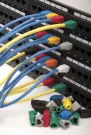 Platinum Tools - 105106 - RJ45 Boot, 8.5mm Max OD, Blue. Pkg 100pc/Bag.