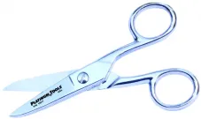 Platinum Tools - 10517C - Electrician's 5" Scissor-Run Scissors. Clamshell.