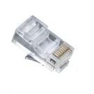 Platinum Tools - 106153J - RJ45 (8P8C), Round-Solid, 3 Prong. 100/Jar.