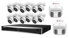 Hikvision - EKI-K164T814A - KIT 4K 16CH4T 12TR 8MP 2.8MM 2Pano
