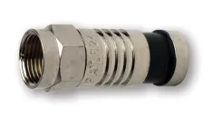 Platinum Tools - 18006 - F RG6 Compression, Nickel Pl. Pkg 100pc/Bag.