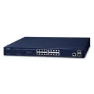 Planet - GS-4210-16T2S - IPv4/IPv6, 16-Port 10/100/1000Base-T + 2-Port 100/1000MBPS SFP L2/L4 SNMP Manageable Gigabit Ethernet Switch