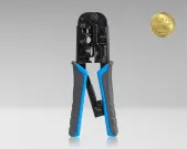 Jonard - UC-4569 - 6-In-1 RJ45, RJ11/12 Modular Pass Through Crimping Tool For Cat3, Cat5/5e, And Cat6 Cables