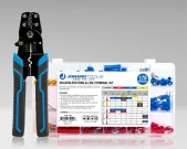 Jonard - TCK-178X - Solderless Ring/Lug Terminal Kit with Crimper