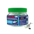 Simply 45 - S45-1150 - Standard Shielded (External Ground) Cat6 STP RJ45 Modular Plugs with Bar45 Green Tint, Hi/Lo Stagger - 50pcs/Jar