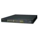 Planet - SGS-6341-24P4X - Layer 3 24-Port 10/100/1000T 802.3at PoE + 4-Port 10G SFP+ Stackable Managed Switch