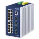Planet - IGS-6325-16T4X - Industrial L3 16-Port 10/100/1000BASE-T + 4-Port 10GBASE-X SFP+ Managed Switch
