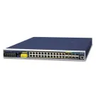 Planet - IGS-6325-24P4X - Industrial L3 24-Port 10/100/1000T 802.3at PoE + 4-Port 10G SFP+ Managed Ethernet Switch (-40~75C)