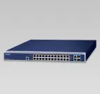 Planet - GS-6322-24P4X - L3 24-Port 10/100/1000T 802.3bt PoE + 2-Port 10GBASE-T + 2-Port 10G SFP+ Managed Switch with Dual Modular Power Supply