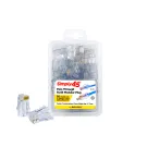 Simply 45 - S45-1501 - Pass Through Blue Tint - Cat5e UTP - 50pc Clamshell 