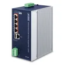 Planet - BSP-360 - Industrial Renewable Power 5-Port Gigabit Managed Switch/Router with 4-Port 802.3at PoE+