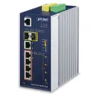 Planet - IGS-5225-4UP1T2S - Industrial L2+ 4-Port 10/100/1000T 802.3bt PoE + 1-Port 10/100/1000T + 2-Port 100/1000X SFP Managed Switch