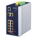 Planet - IGS-10020HPT - IP30 Industrial SNMP Switch 8-Port 10/100/1000Base-TX 802.3at PoE + 2-Port 100/1000FX (SFP) (-40 ~ 75C)