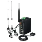 Planet - ICG-2510WG-LTE-EU - Industrial 4G LTE Cellular Wireless Gateway with 5-Port 10/100/1000T(GPS, LTE Band B1/B3/B5/B7/B8/B20)