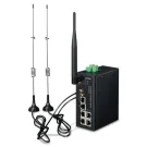 Planet - ICG-2510W-LTE-EU - Industrial 4G LTE Cellular Wireless Gateway with 5-Port 10/100/1000T(LTE Band B1/B3/B5/B7/B8/B20)