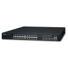 Planet - SGS-6341-24T4X - Layer 3 24-Port 10/100/1000T + 4-Port 10G SFP+ Stackable Managed Gigabit Switch