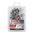 Simply 45 - S45-1550P - PROSeries Pass Through Shielded - Cat5e STP (internal ground) With Cap45- 50pc Clamshell