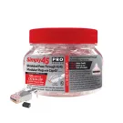 Simply 45 - S45-1750P - PROSeries Pass Through Shielded Red Tint, Hi/Lo Stagger - Cat6/6a STP with Cap45 & Bar45 - 50pc Jar