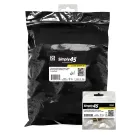 Simply 45 - S45-3209W-25 - F-Connector (3Ghz) Keystone Snap-In Inserts, Female-to-Female, Gold Plated, UL - 1EA/Bag, 25/Pack