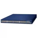 Planet - SGS-6310-48P6XR - L3 48-Port 10/100/1000T 802.3at PoE + 6-Port 10G SFP+ Stackable Managed Switch with 55V DC Redundant Power