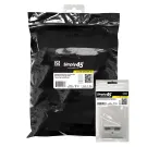 Simply 45 - S45-3202AW-25 - 2 Angled Port White Keystone Wall Plate, Standard, Single Gang, UL - 1EA/Bag, 25/Pack